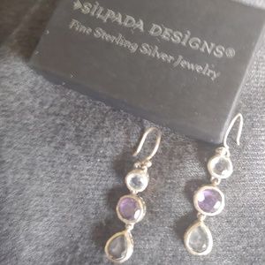 Silpada "Plum Perfect" Earrings